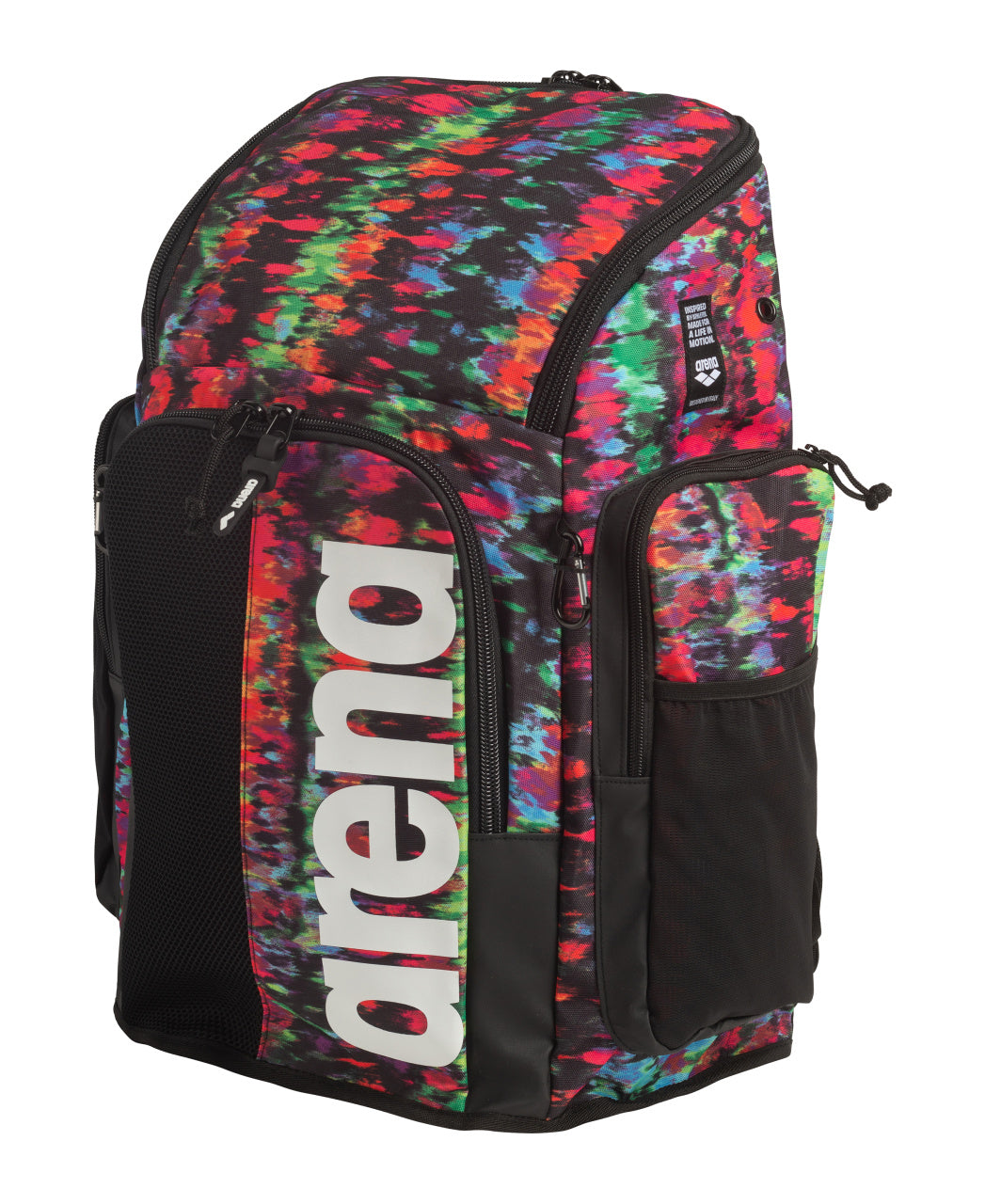 Arena Backpacks 45L Spiky Backpack: Tie Dye