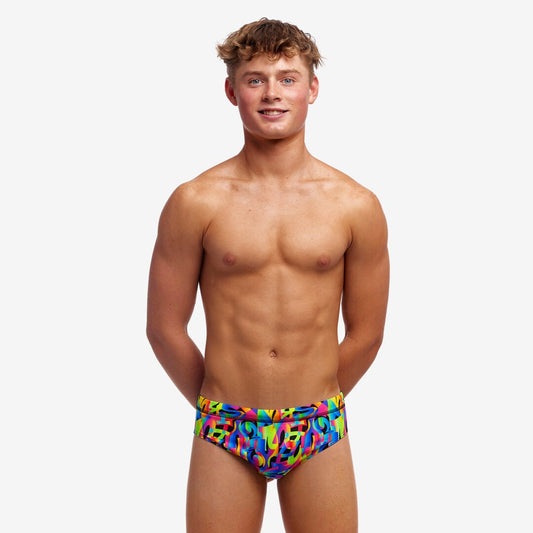 Funky Trunks Boys Briefs - Colour Funk