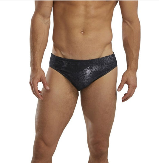 TYR Men's Ison Racer Briefs - Titanium