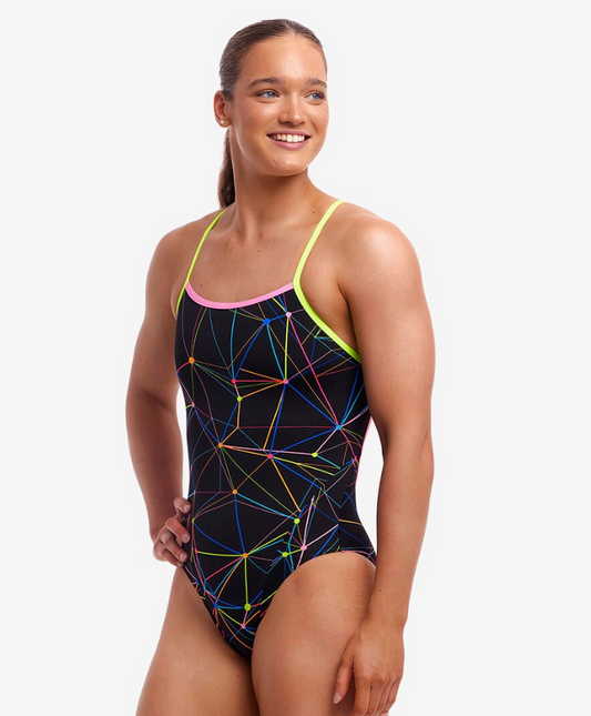 Funkita Womens Single Strap One Piece - Star Sign