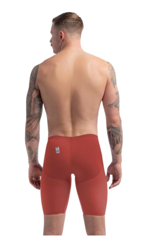 Speedo Men's Fastskin LZR Pure Valor 2.0 Jammer- flame red/blue