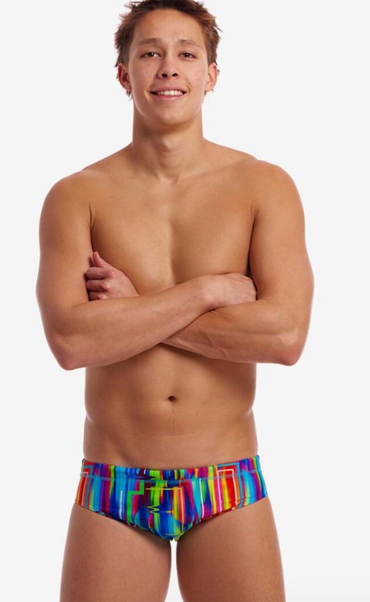 Funky Trunks Mens Classic Briefs - The Glitch