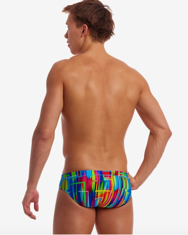 Funky Trunks Mens Classic Briefs - The Glitch