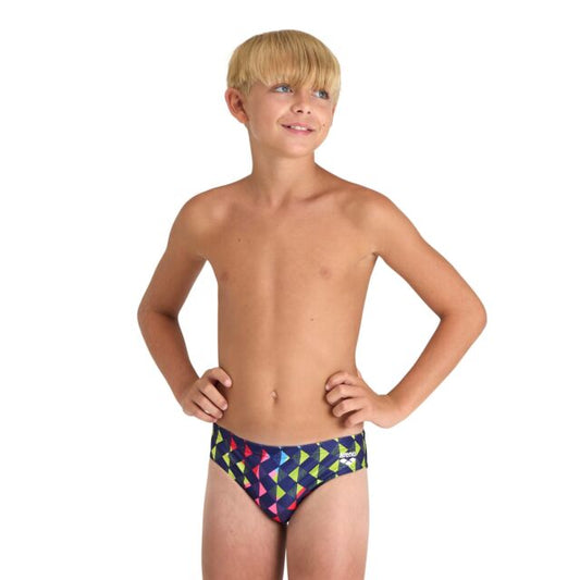 Arena Boys Brief - Navy Carnival