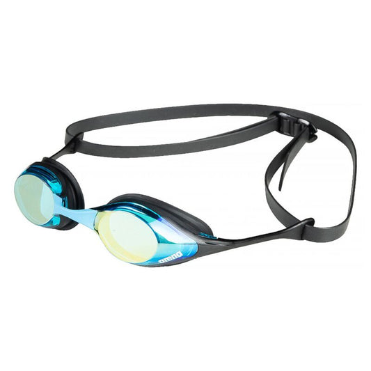 Arena Cobra Original Swipe Mirror Goggles - Aqua/Black