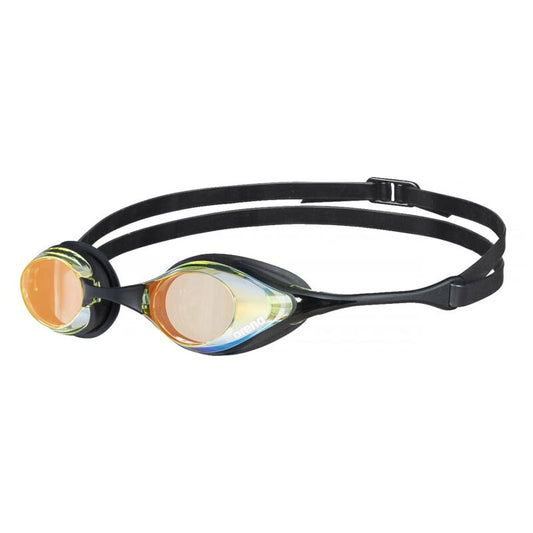 Arena Cobra Original Swipe Mirror Goggles - Yellow/Copper/Black