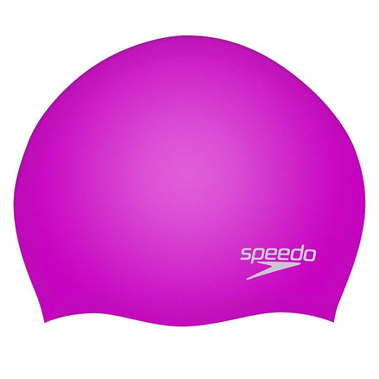 Speedo Plain Moulded Silicone Caps Swim Elite